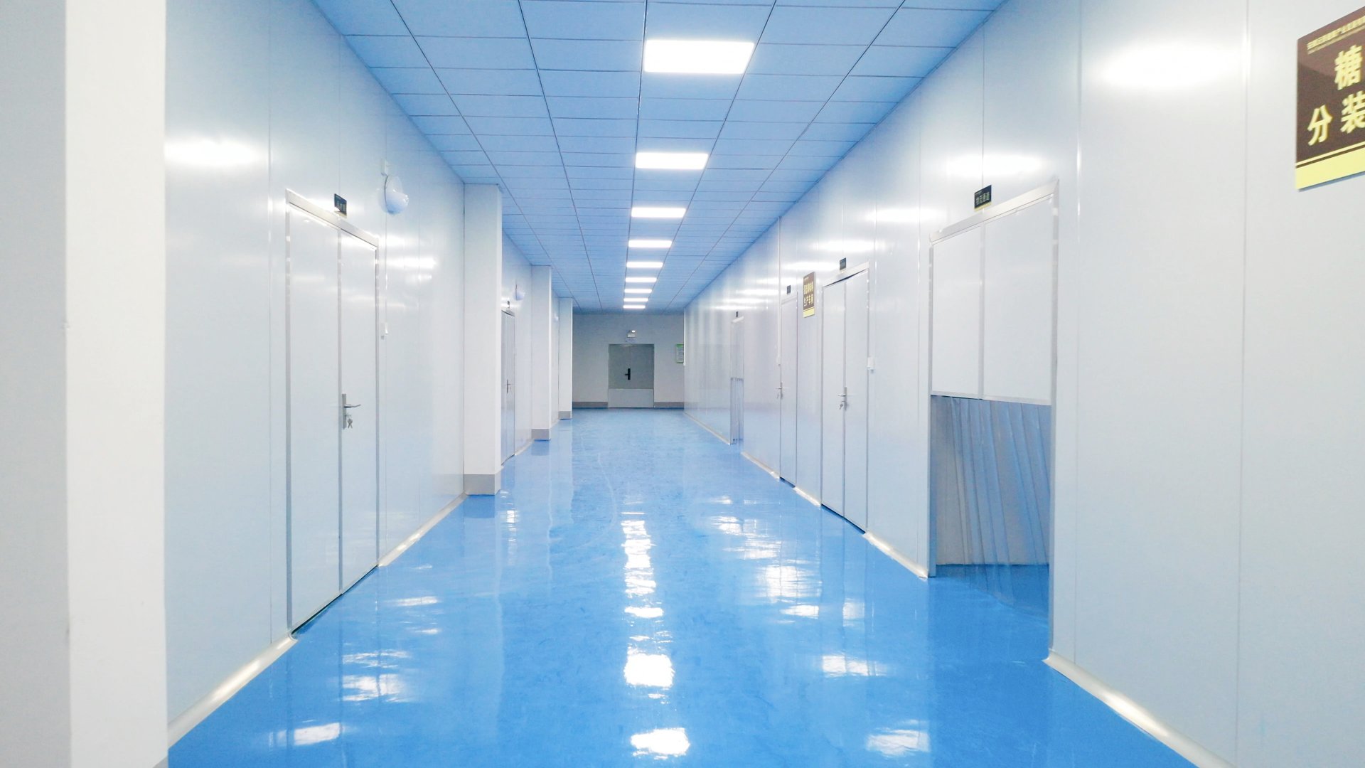 Yuanmei Factory Cleanroom Corridor